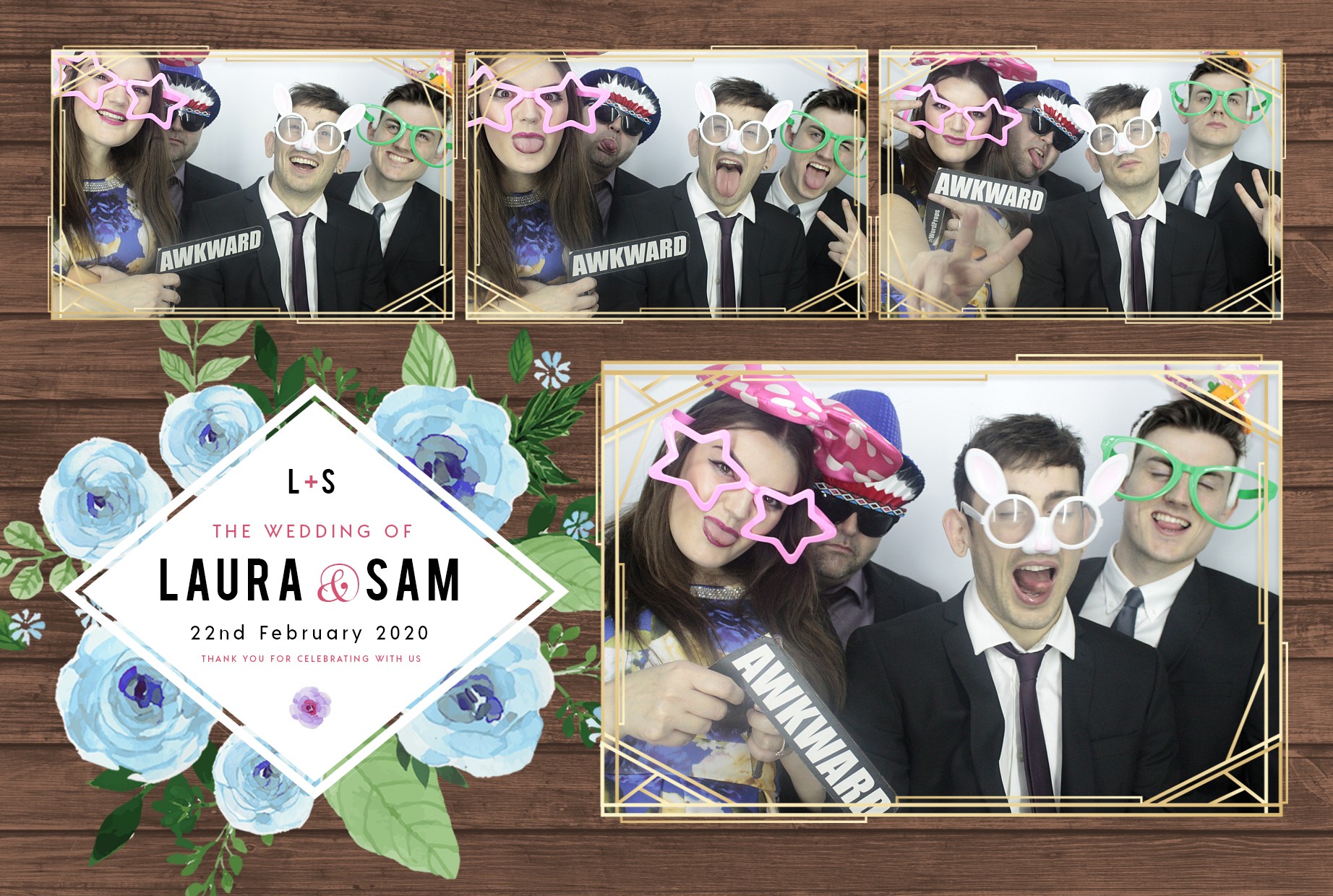 Laura and Sam's Wedding | View more photos from the event at gallery.myphotoboothexperience.co.uk/u/MyPhotoBoothExperienceLtd/Laura-and-Sams-Wedding